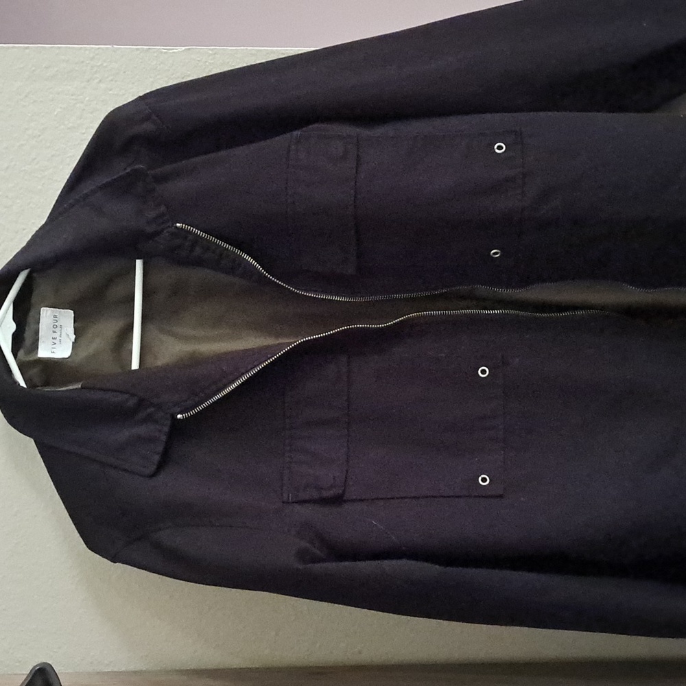 MENS FIVE FOUR JACKET ZIP FRONT SIZE L
